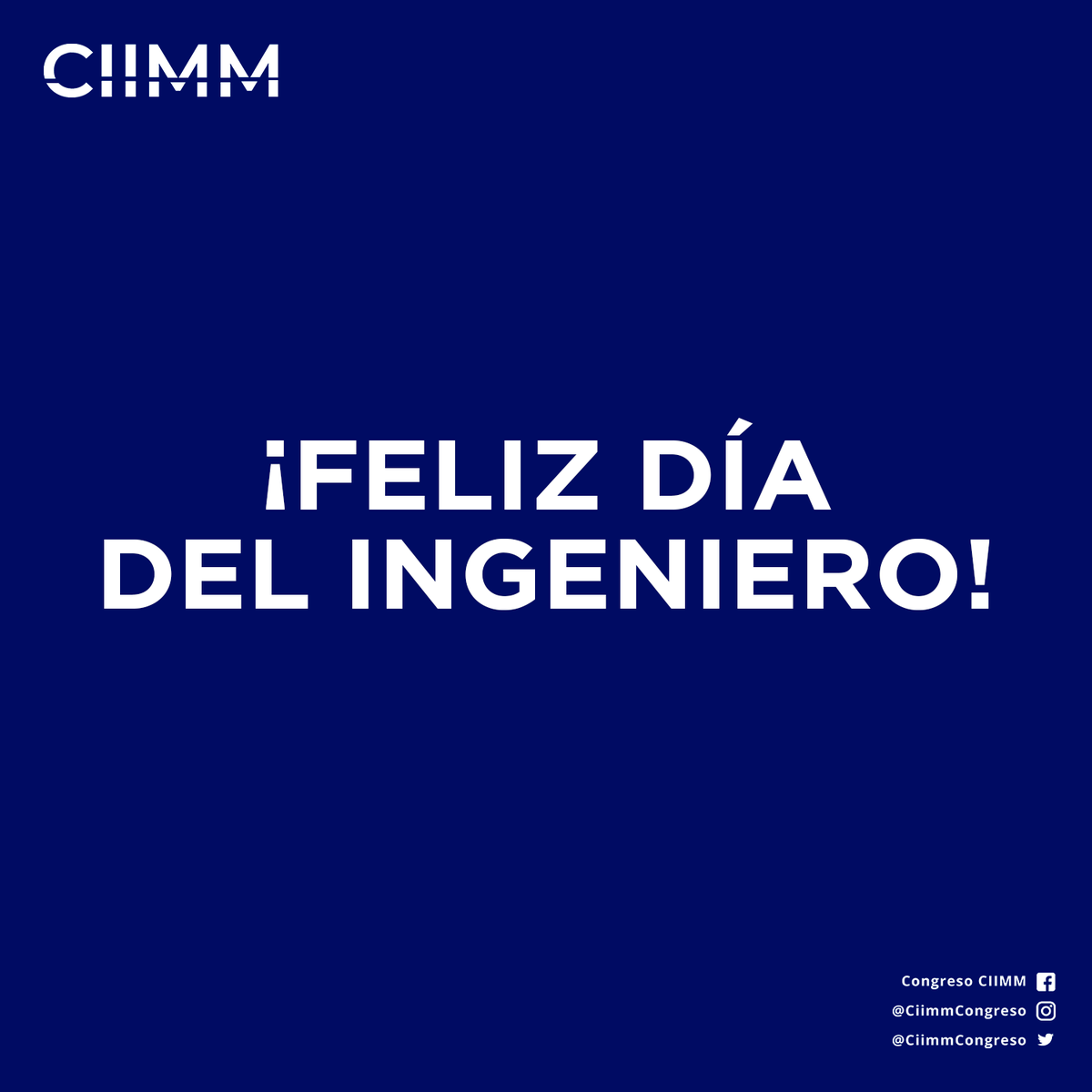 CiimmCongreso's tweet photo. ¡Feliz día del Ingeniero! 🥰 https://t.co/P81mlTMpf9