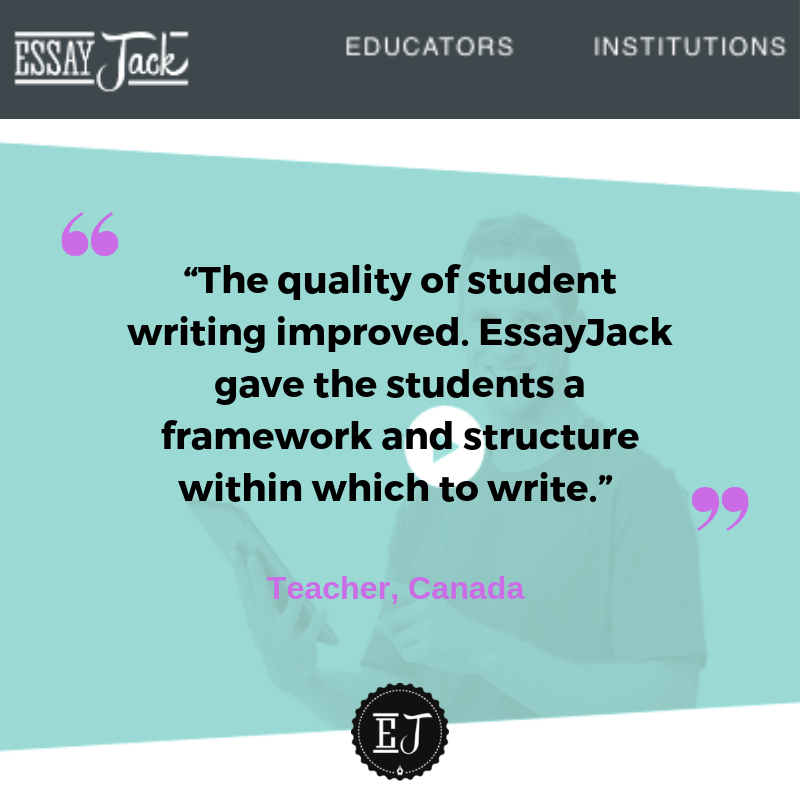 EssayJack's tweet image. 💙 Yay!🎉

If you&apos;re keen to understand how EssayJack can help your students improve their writing check out our templates or create your own custom templates in minutes with our free trial. 

hubs.ly/H0s21340

#ForEducatorsByEducators #ForStudentsByProfessors