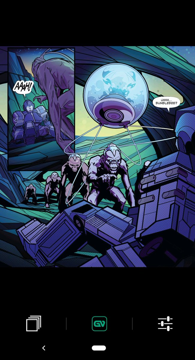 Already in interesting territory what with the monkey people being lead by the orb