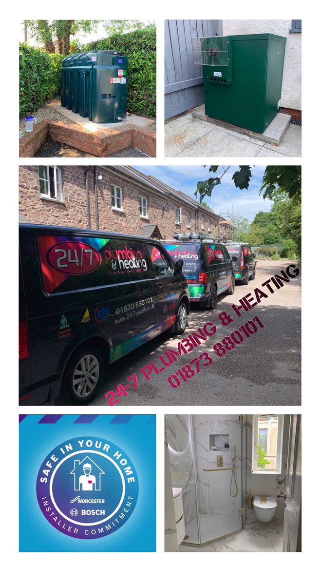 7_heating's tweet photo. 24-7 Plumbing &amp; Heating are proud to say we create better solutions to all your plumbing &amp; heating problems. With 20 years of experience and a qualified team you can rely on. 
For the best, affordable, reliable and available plumbers please contact 01873 880101 https://t.co/0xPuzWWhwG