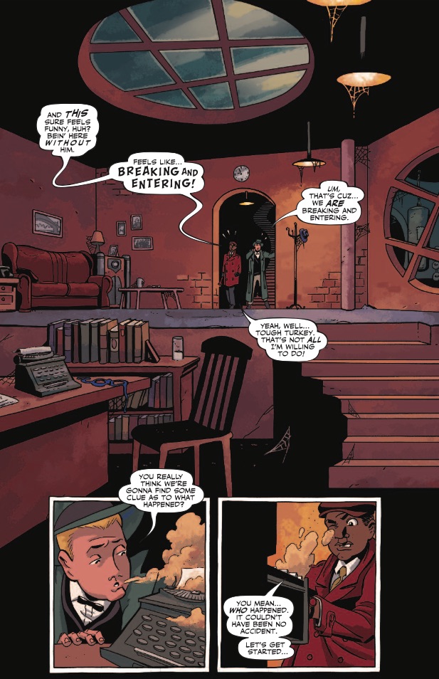 Today marks 5 years since the launch of  @DynamiteComics' WILL EISNER'S THE SPIRIT, by Matt Wagner (W) Brennan Wagner (C) and me -- a 12 issue jog though The Spirit's canon / a 12 month boot camp in which Matt hammered me into a proper cartoonist. SO grateful to and for this book.