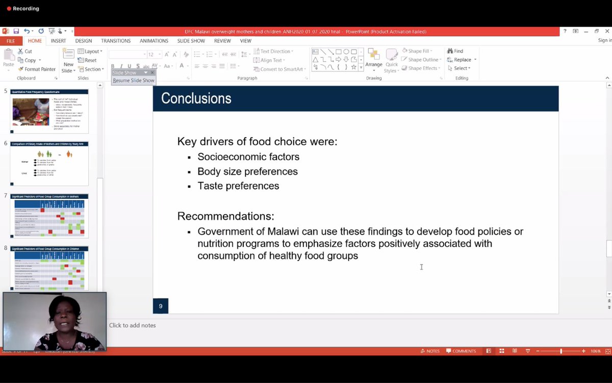 DFC_Program's tweet photo. #Bodysize preferences were important #driversoffoodchoice for both #overweight & #normalweight women with small children in #Malawi, according to @unimacom's Chrissie Thakwalakwa. -at @IMMANA_res #ANH2020 #DFCatANH https://t.co/FB9f5Vjbug