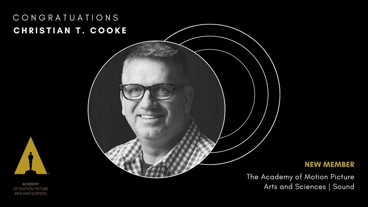 From all of us at Deluxe Toronto, we want to extend a huge congratulations to our Sr. Re-Recording Mixer Christian Cooke on being accepted as member of the Academy yesterday! Happy Canada Day everyone!  #WeAreTheAcademy