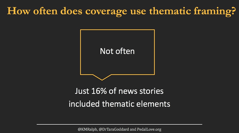 Issue #2: We treat crashes as isolated incidents, when they are really a pattern of events. The good news? When we provide context and connect the dots between crashes, perceptions shift.