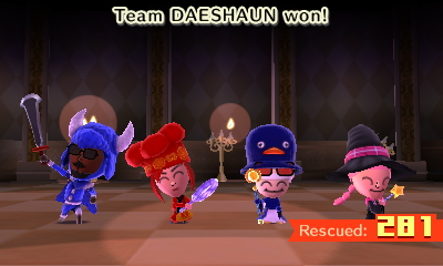 FunkyKong190's tweet photo. We Did it #Miitopia #3DS https://t.co/598xUcrpAm