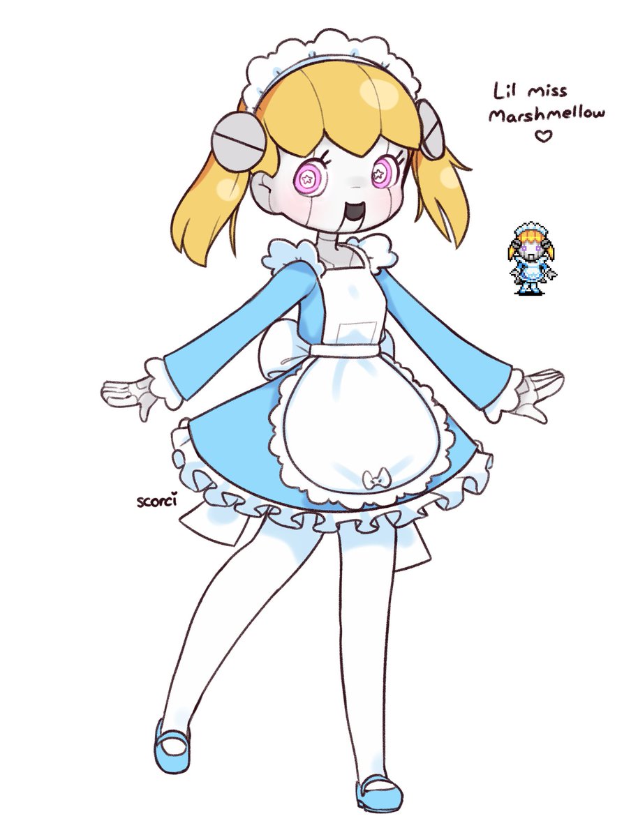 ♡ Lil Miss Marshmellow from Earthbound ♡ I drew this with @Apuru_kun @Starb...
