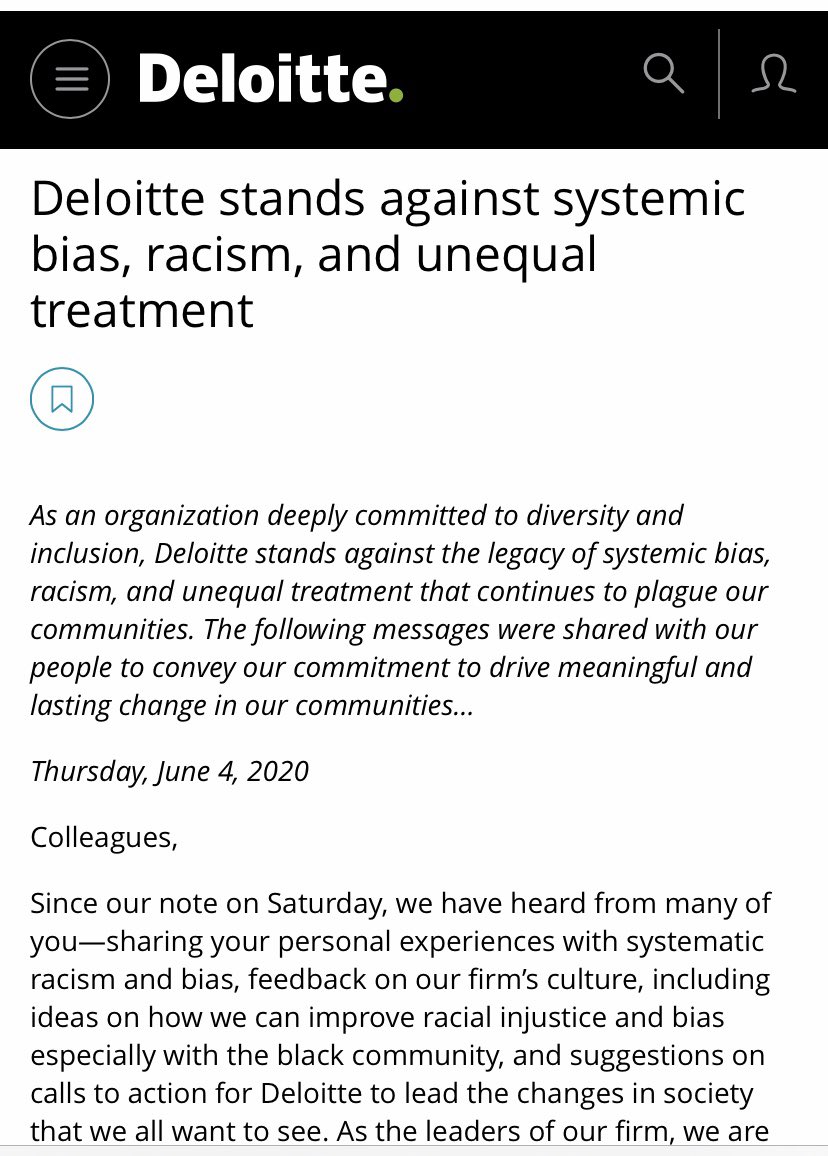 Deloitte just fired me after my tiktoks standing up for #BlackLivesMatter were posted by popular trump twitter accts. Despite its stance against racism the online slander campain of violence and scare tactics towards me were too powerful for the company.

know, I’m still standing