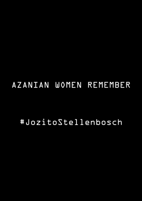 azanianwomen's tweet photo. #JozitoStellenbosch https://t.co/CJzRGwk5S8