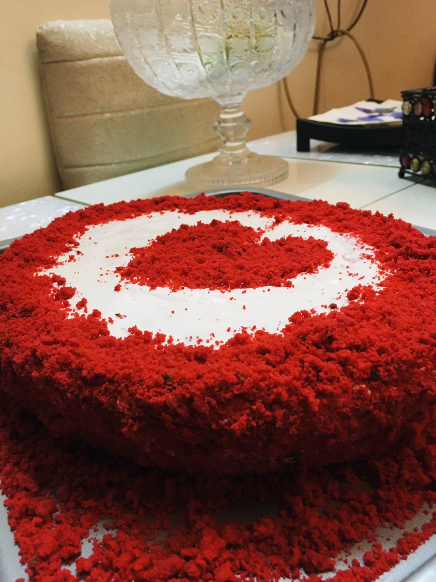 SHRjafer's tweet photo. Red velvet cake😋 https://t.co/TbVAPRQ2EK
