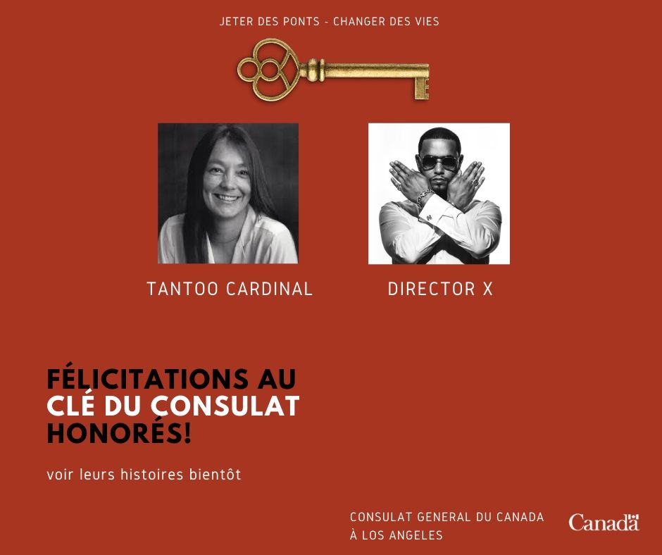 Et maintenant, un nouveau prix, la première Clé du Consulat.
Nous félicitons les 1er lauréats, @iDirectorX et @tantooC! Nous sommes impatients de travailler avec eux au cours de l'an prochain pour accroître #diversité #équité et #inclusion dans nos politiques et programmes. https://t.co/jq5Fa6gyFh