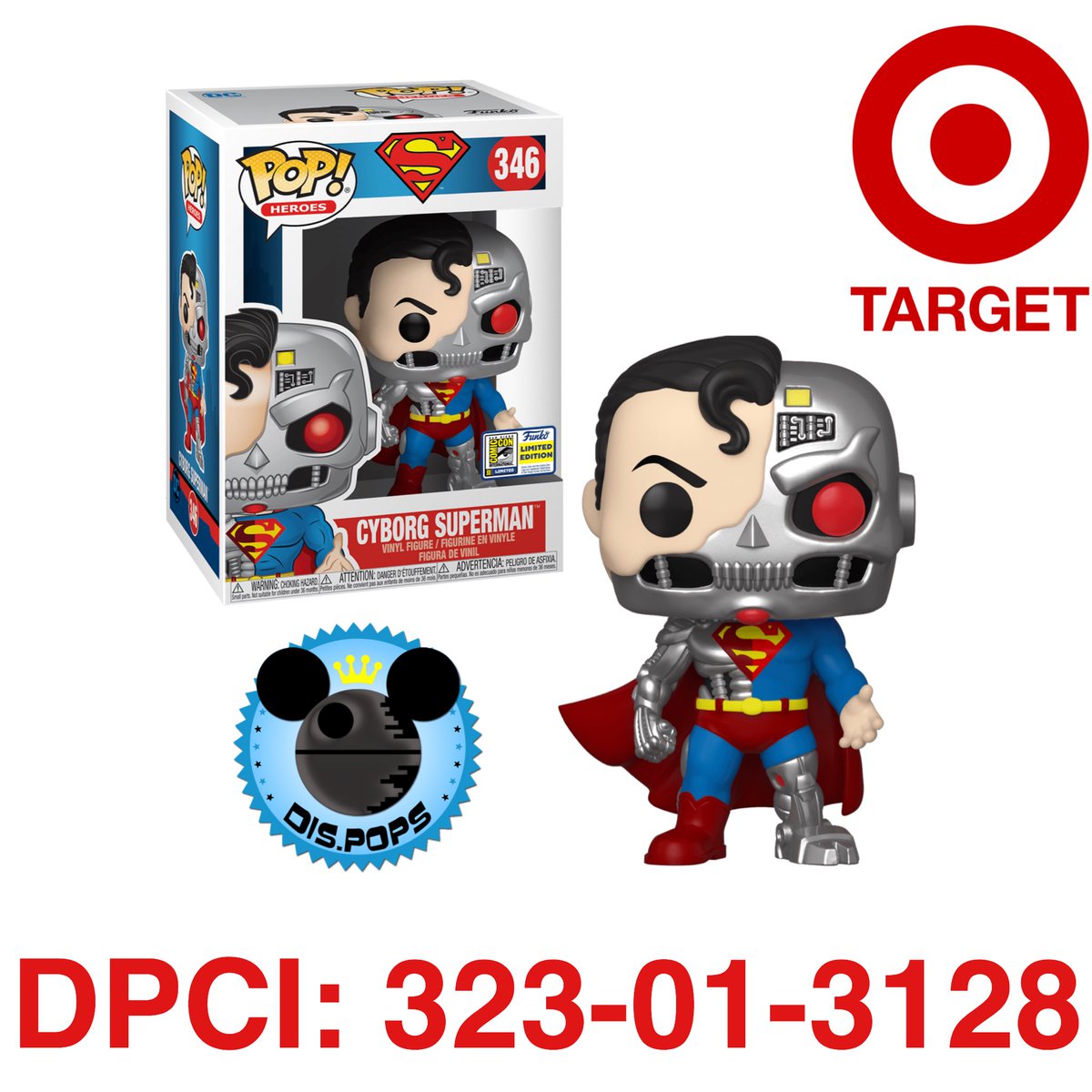 cyborg superman funko pop target