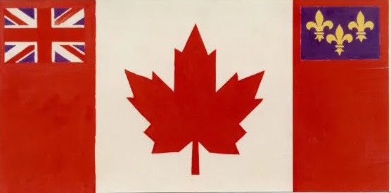 The Progressive Conservatives tried to add a Fleurs-de-lys and Union Jack to the scheme but it was ultimately rejected. Pearson said, ‘it must avoid the use of national or racial symbols that are of a divisive nature’ 11/14