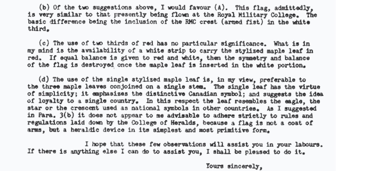 Stanley outlined in his letter why he preferred a single leaf design. 9/14