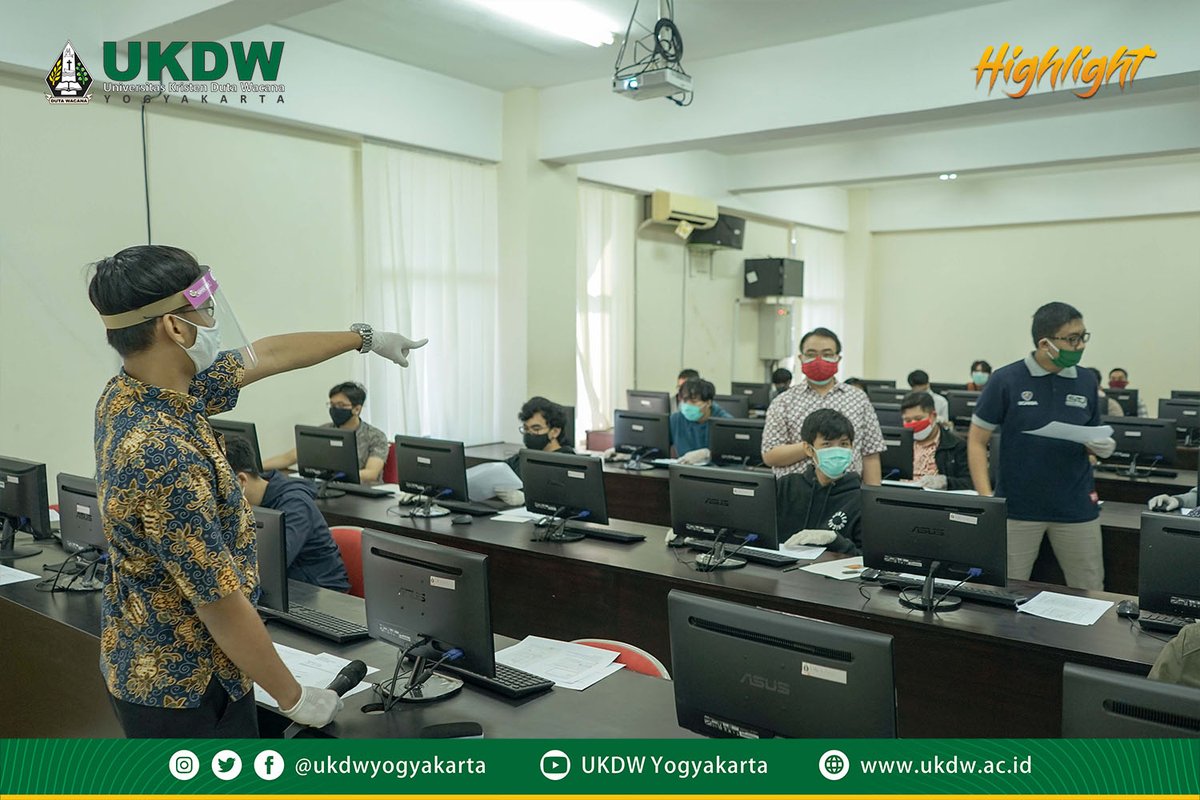 Prodi Informatika UKDW Yogyakarta telah mengadakan Uji Kompetensi Internal dan Eksternal pada tanggal 25-26 Juni 2020. Uji Kompetensi dilakukan untuk memenuhi salah satu syarat lulus Yudisium dan digunakan sebagai penunjang untuk mencari pekerjaan di dunia industri.