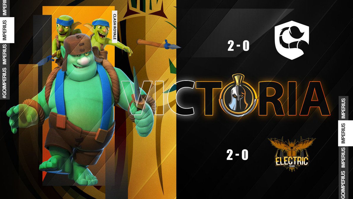 WeAreImperius's tweet photo. #VICTORIA | #CLASHROYALE
Armadura intacta! ⚔
Jornada destinada al triunfo 🏆
🗣 @iJavaa
🏆| @LigaSamurai
🆚| @ScorpionsGG
🗒️| 2-0
•
🏆| #RevengeCup
🆚| @TeamElectric_CR
🗒️| 2-0
#GoImperius https://t.co/4UioevUYs6