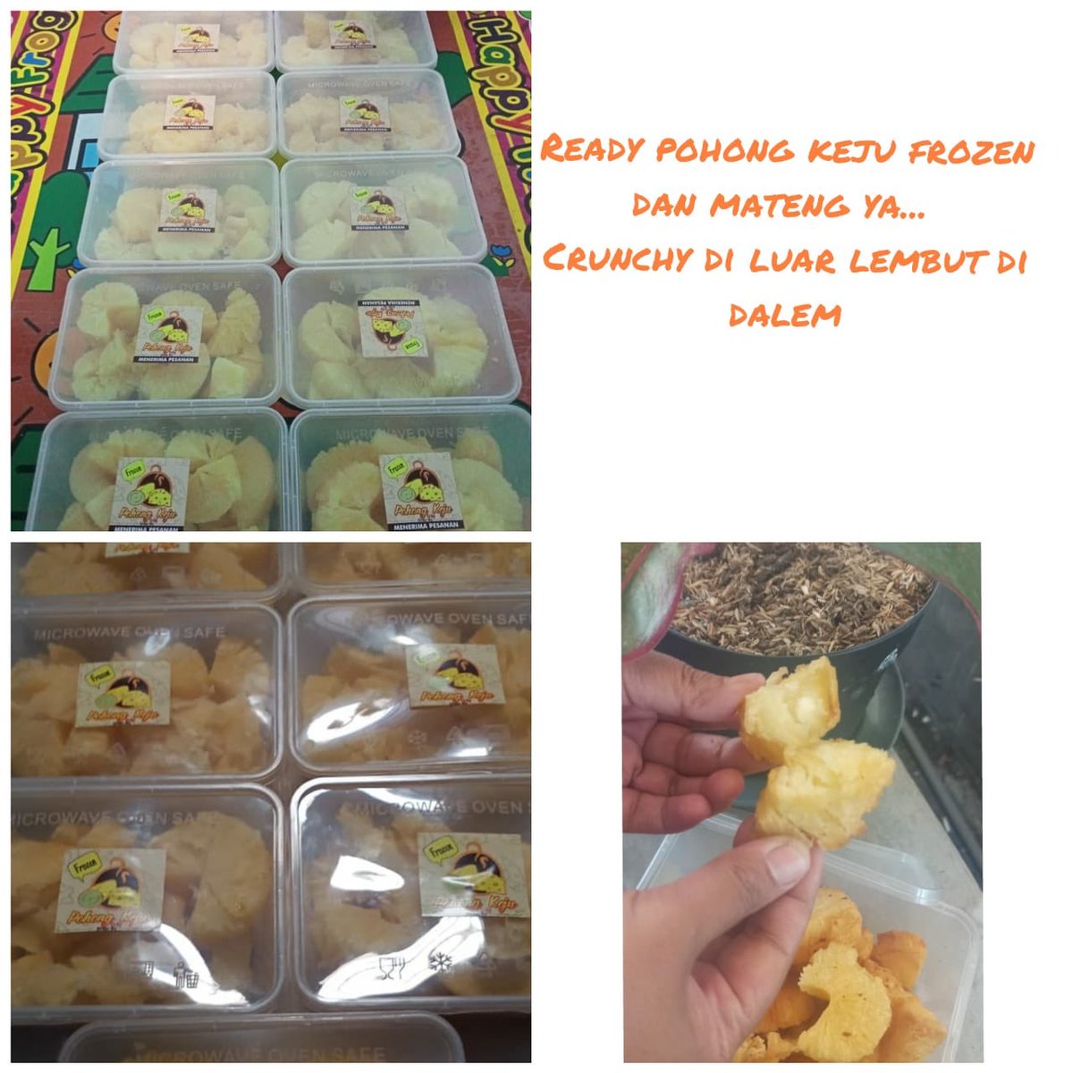 fanytumii's tweet photo. Untuk warga malang dan skitarnya, ini ada Singkong Keju Frozen berat 700gr, ready Hari Sabtu. Harga murah meriah 13.5K. Yg minat boleh WA ya 082232387091 @infomalang #pasarminggumalang https://t.co/SLHU0r3rny