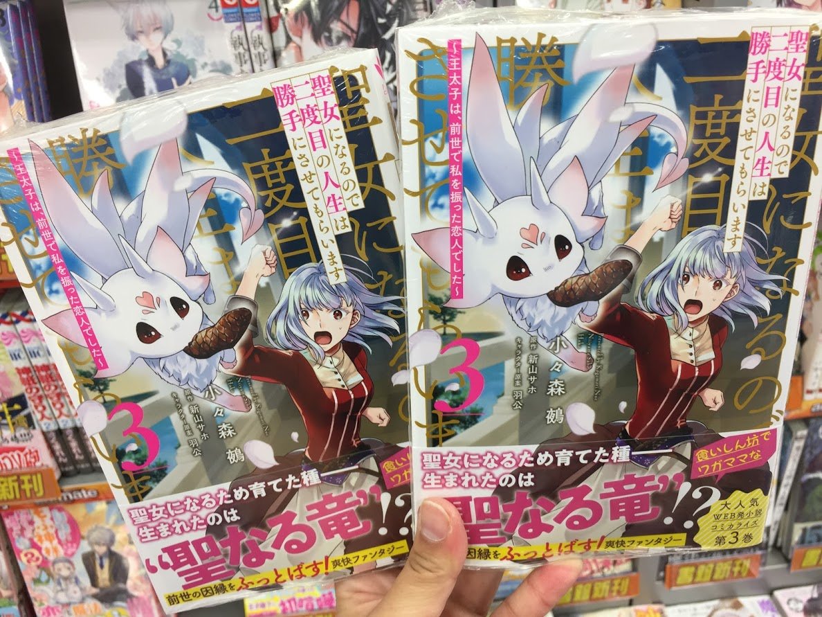 アニメイト聖蹟桜ヶ丘オーパ 書籍入荷情報 聖女になるので二度目の人生は勝手にさせてもらいます 巻 王太子は 前世で私を 振った恋人でした アデライド 巻 彼女が公爵邸に行った理由 巻 入荷致しましたセキ