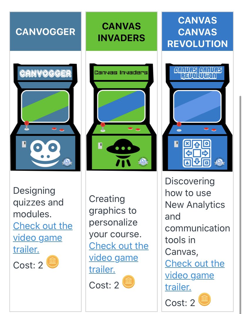 Blue Valley Teachers check out our professional learning opportunity open this summer and for next year! Get your game on! bvusd.instructuremedia.com/embed/a13183f0… we can learn online too!  @BV_Hallett  <a href="/Cbgardner16/">Carrie Gardner</a> <a href="/BV_Science/">Michael Burton</a> designed with <a href="/CanvasLMS/">Canvas LMS</a> #canvaschat