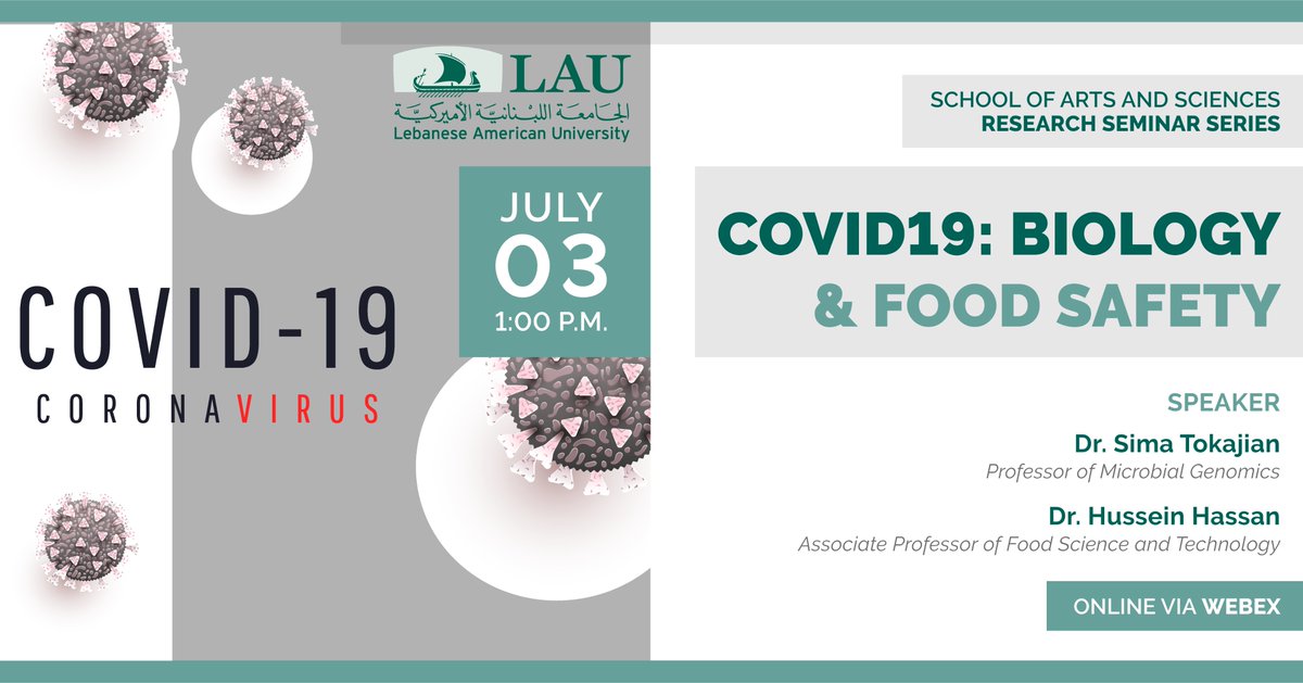 STokajian's tweet image. @LAUArtsSciences  Inner World of SARS-CoV-2 tomorrow at 1:00 pm #LAU #MyLab #Pathogenomics eventscal.lau.edu.lb/event.php?evt=…