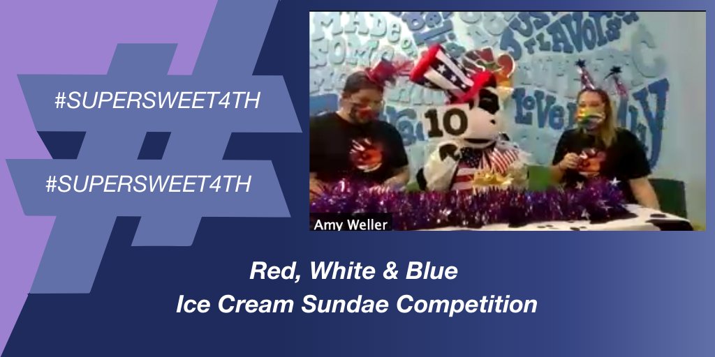 DynastyFP's tweet photo. The competition is on! 

Thank you for participating Gary of @AaronWealth, Carrie of @YorkBridgeWP, Emily of @RegentPeak, Lauren, Alex &amp; Jill. Mookie the Cow is voting on the biggest and best sundaes and awarding prizes! 

#SuperSweet4th https://t.co/GZ6fPZc4GD