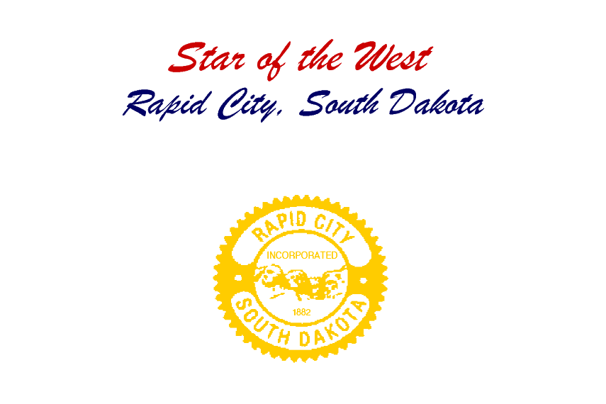  Not an umitigated win (still features a lot of text but we got rid of the seal), but another formerly BOTTOM TIER FLAG (148th out of 150) UPGRADEDRapid City, South DakotaOLD on LEFTNEW on RIGHT