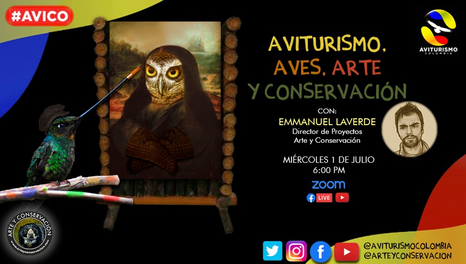 Hablemos sobre Aviturismo, Aves, Arte y conservación
con el Ilustrador Emanuel Laverde
youtu.be/IdIhPEMx-5Y