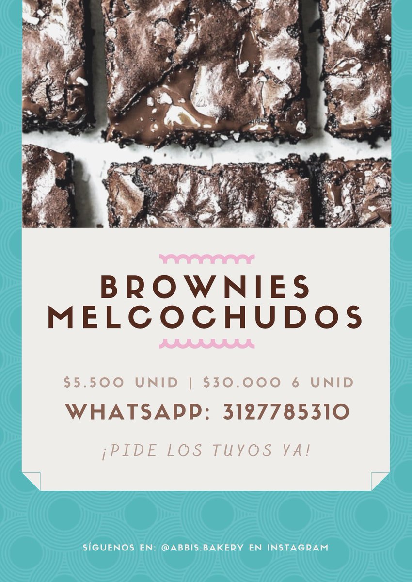 Amado Twitterlandia! Haz tu magia! La suegra se reinventó y está haciendo los brownies más melcochudos del mundo mundial. RT pls. Pa’ hacer puntos con la cucha mis perritos!