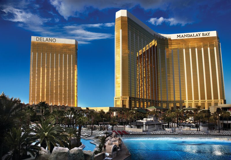 Look who’s back. The Queen of the strip <a href="/MandalayBay/">Mandalay Bay Resort</a> we’ve missed you  #LasVegas Royalty.