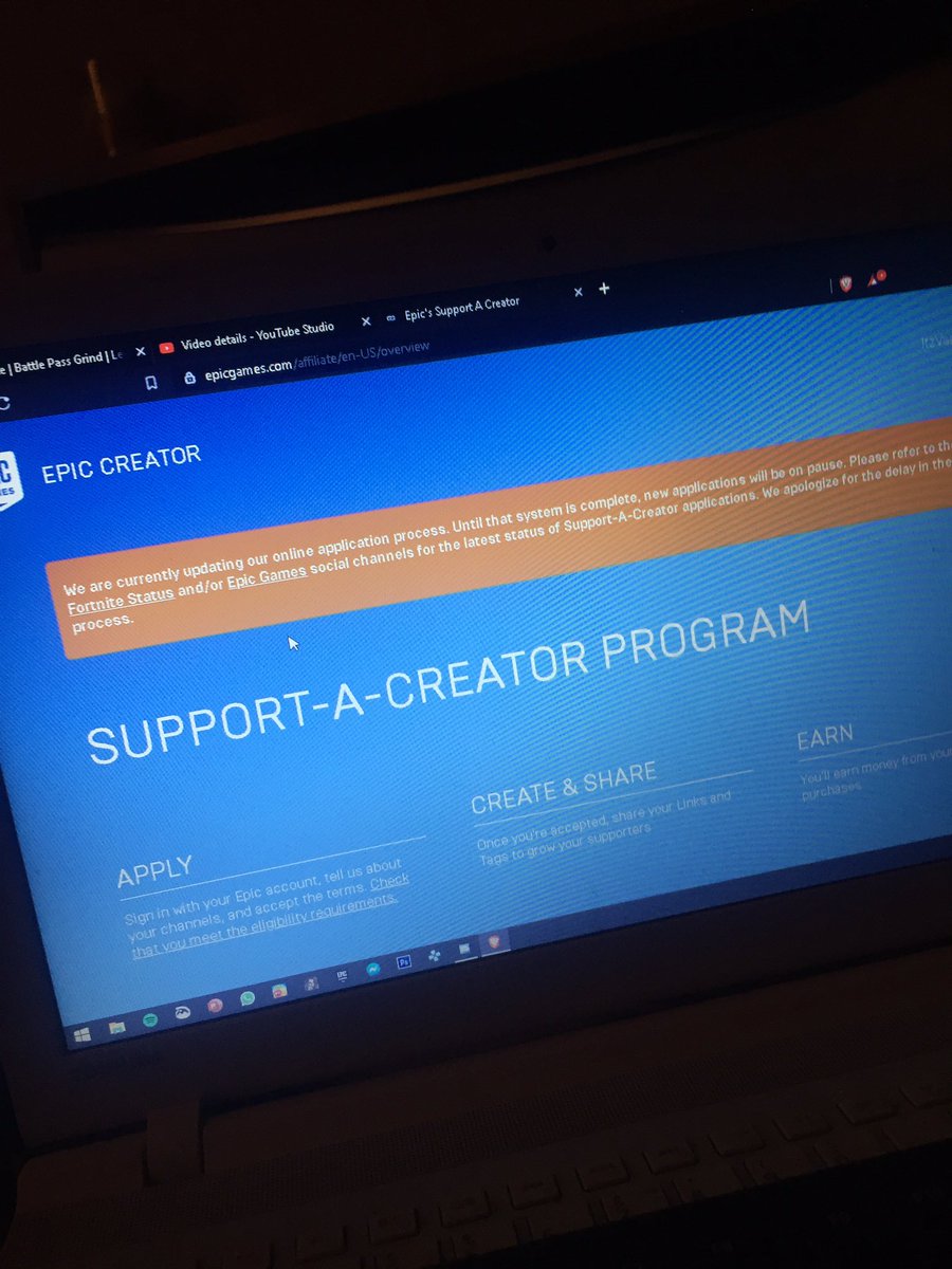 ThePrestigeVsat's tweet photo. @FortniteGame @EpicGamesBackup I have over 1,000 subscribers on my YouTube channel. I cannot create a Support-A-Creator. I need some assistance please, thanks! https://t.co/OxbSRAyVhB