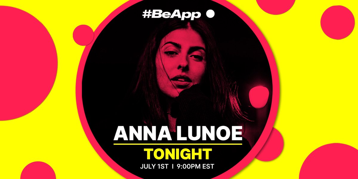 certified bangers ONLY!!! 🙏

who’s ready for <a href="/annalunoe/">Anna Lunoe</a> on #BeApp tonight?! see y’all in two hours!! 😈