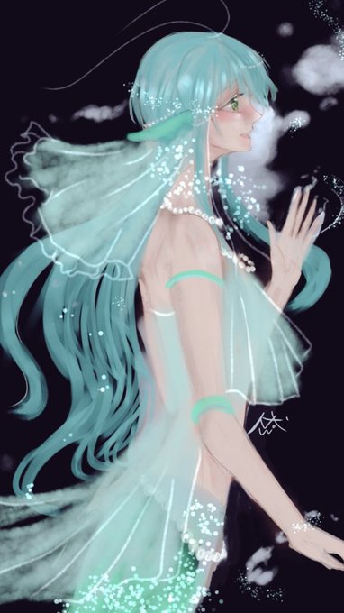 人魚姫のtwitterイラスト作品