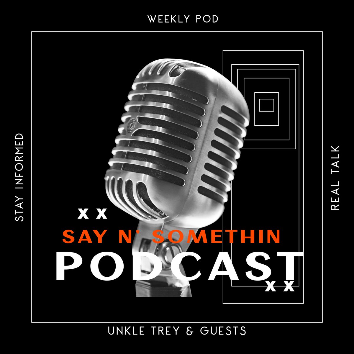 SayNSomethinPod's tweet photo. Episode #2 of Say N’ Somethin Podcast Hosted by @UnkleTrey with Special Guests @Swish_44 @FFlossy253 &amp; @Coach_Pope airs 7/5 @ 5pm. On twitch https://t.co/faW2dcWs5g Come be a part of and support the movement as we cover a variety of topics. Until then stay blessed. https://t.co/GQewVUH1Qn
