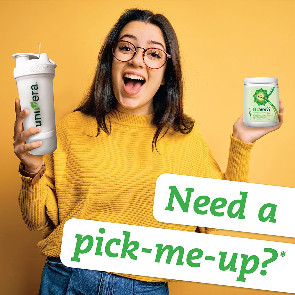 UniveraNation's tweet photo. You asked and we answered! Our June Special has been extended through July! 

From now until July 31st, Get 10% off when you purchase GoVera® and a shaker bottle! https://t.co/kglLIXxB9d https://t.co/uOzEdQhO7u