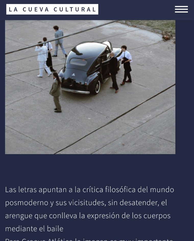 La gente de La Cueva Cultural lanzó tremenda nota! 🎺 Leela completa en lacuevacultural.com.ar/grooveatletico…