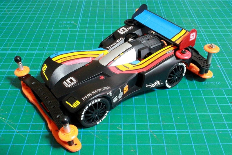 bursterror_'s tweet image. ロボレース デボット できたよー
 #mini4wd #ミニ四駆 #roborace
 #帳尻合わせ地獄