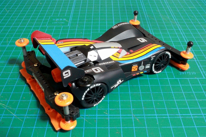 bursterror_'s tweet image. ロボレース デボット できたよー
 #mini4wd #ミニ四駆 #roborace
 #帳尻合わせ地獄