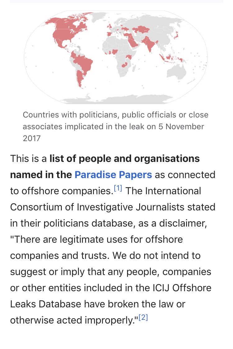 8/ CARL ICAHNWas “Special Advisor” to POTUS at beginning, Left in August 2017Left for “conflict of interest”Connected to Paradise PapersReceived $10k donation from Epstein 