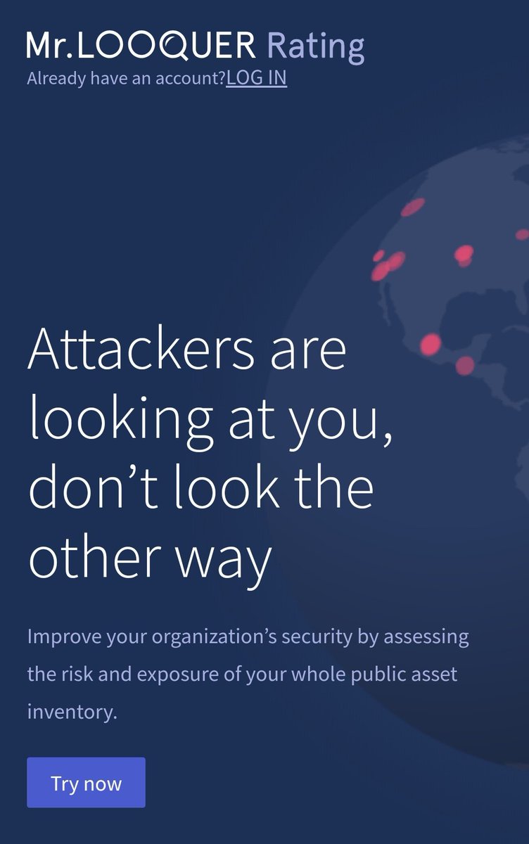 Hacker ransoms 23k MongoDB databases and threatens to contact GDPR authorities. zdnet.com/google-amp/art… Puedes esperar a ser víctima de un ataque como éste. O puedes probar a usar MrLOOQUER Rating. rating.mrlooquer.com #GDPR #CyberSecurity #Seguridad #IPv6 #infosec #MongoDB