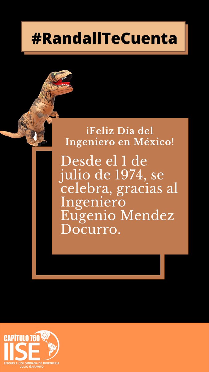 Capitulo760IISE's tweet photo. ¡Feliz Día Ingenieros Mexicanos! 🥳🥳🎊🎉 https://t.co/SbaLOoqCkt