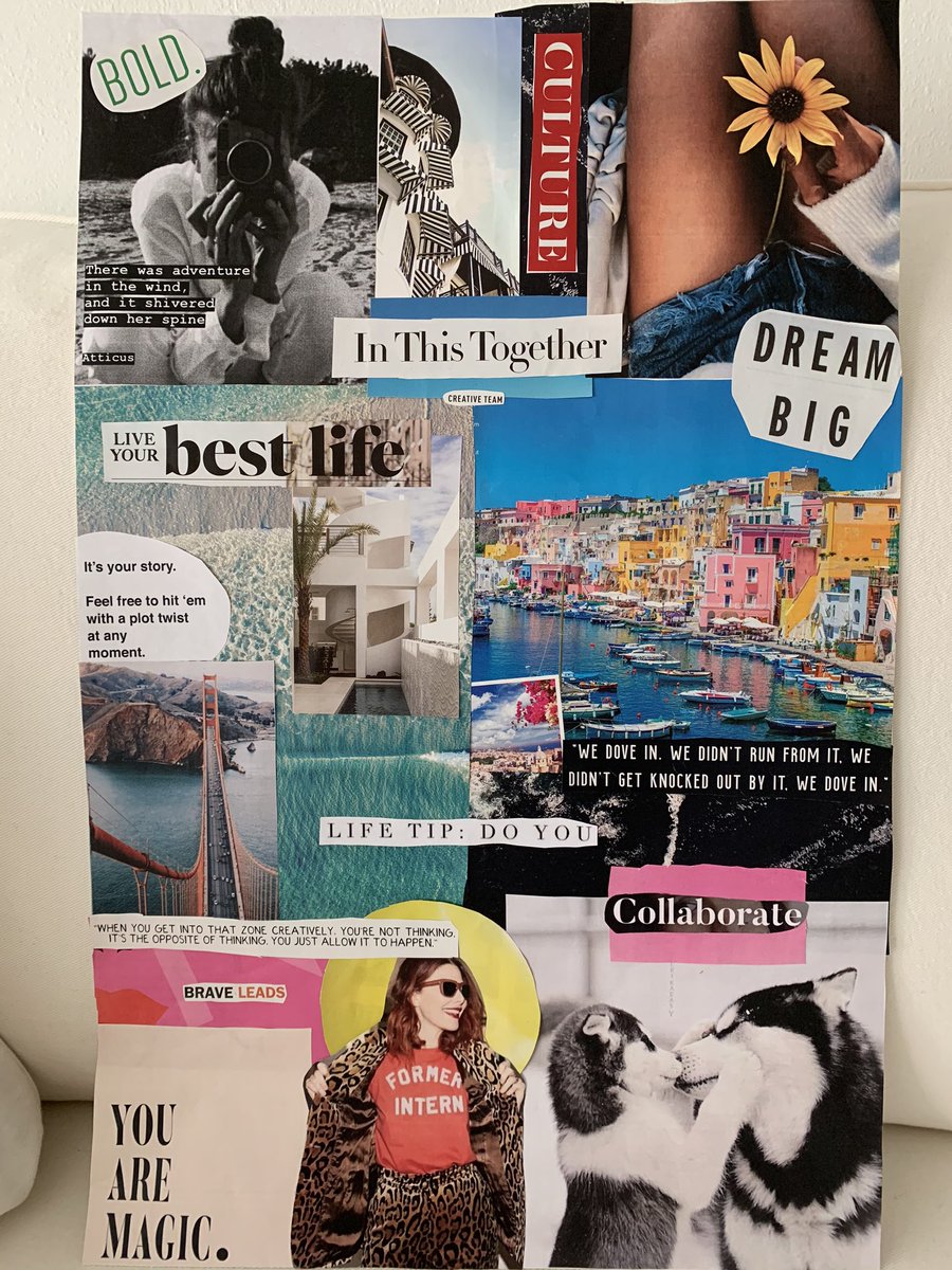 Vision Board Event with the team ✨ #visionboard #francesroyagency #4thbirthday