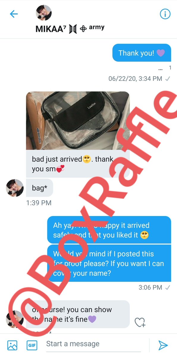 BoxRaffle's tweet photo. Winner recieved their prize! ππ«
#BoxRaffle4thGA
#BoxRaffleProof https://t.co/Doy4eHETox