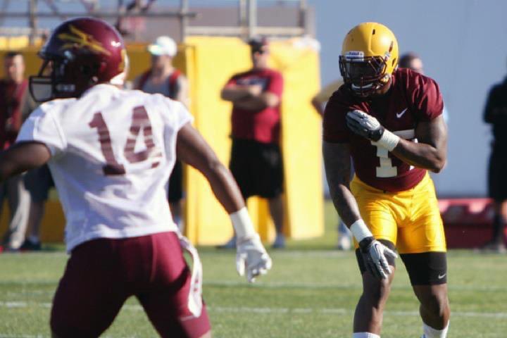 1Khosen's tweet photo. Blessed and honored to receive my first offer from Arizona State University #SunDevils @HermEdwards @Coach_Garnett7 @AntonioPierce @Clinte103 🔥🔥 https://t.co/zWLudvExAk