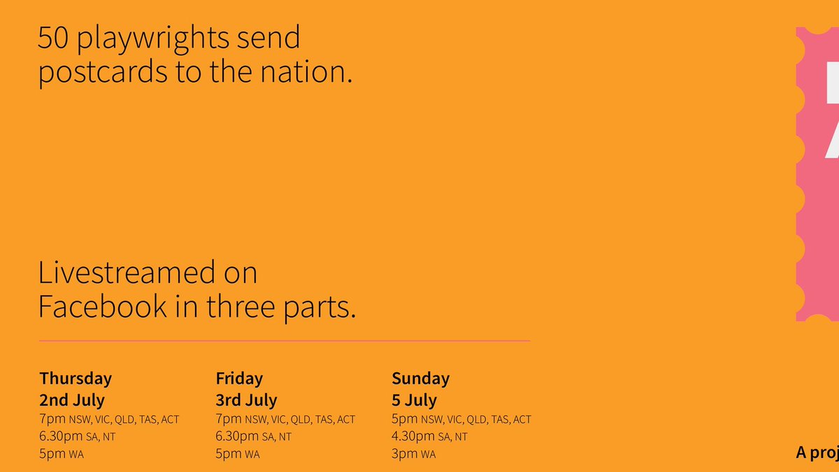 monkey_baa's tweet image. #DearAustralia launches tonight! Live on @PlaywritingAus  Facebook &amp;amp; YouTube: 50 brand new Aust monologues over 3 nights. Watch out for Monkey Baa's nominated playwrights Emele Ugavule &amp;amp; Aanisa Vylet. (Please note, some works not for children, strong language, adult themes)
