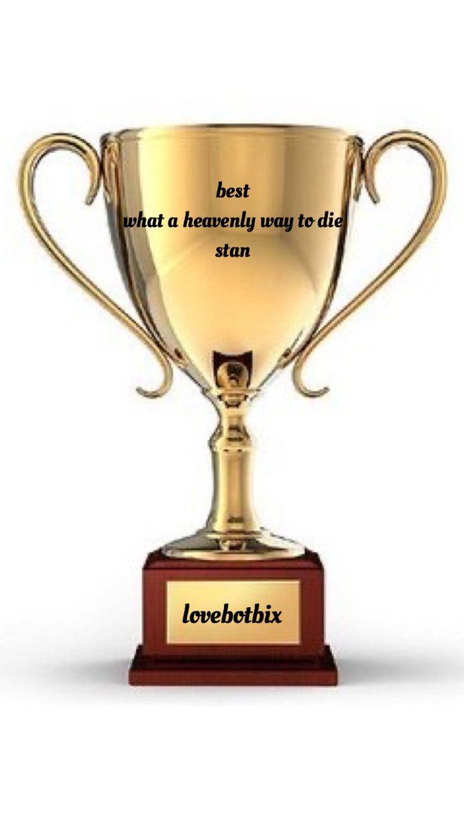 the next awards go to @takeurselfsivan and @lovebotbix for winning best plum stan and best wahwtd stan, congrats!