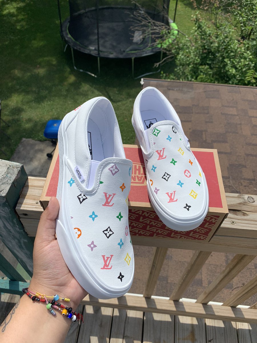 Louis Vuitton Vans Slip On 