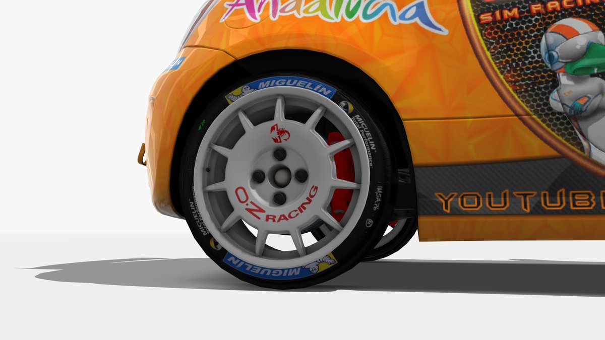 OtsSim's tweet photo. 〽️Presentamos nuevo sponsor, que nos surtirá de neumáticos para las siguientes pruebas; aunque, "No lo sé Rick, parece falso..." 😜 #NeumáticosMiguelín @club_simracing https://t.co/HAbuFzCjXq