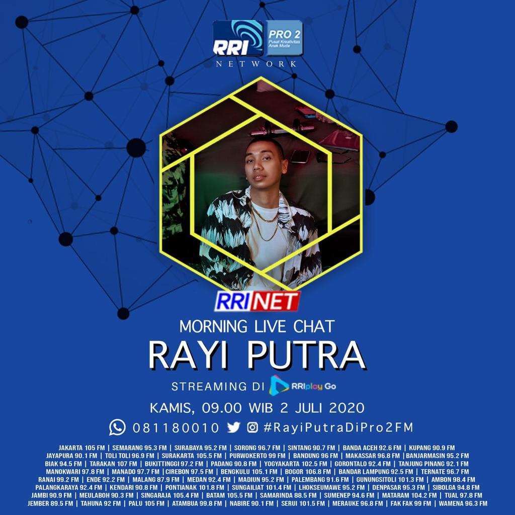_erlebang08's tweet photo. Pagi ini ada #RayiPutraDiPro2FM 
Dengarkan pkl.11.00 wit di @pro2wamena cc @Rayi_Putra 

#RayiPutraDiPro2FM 
#pro2wamena
# https://t.co/P49jseaTxN