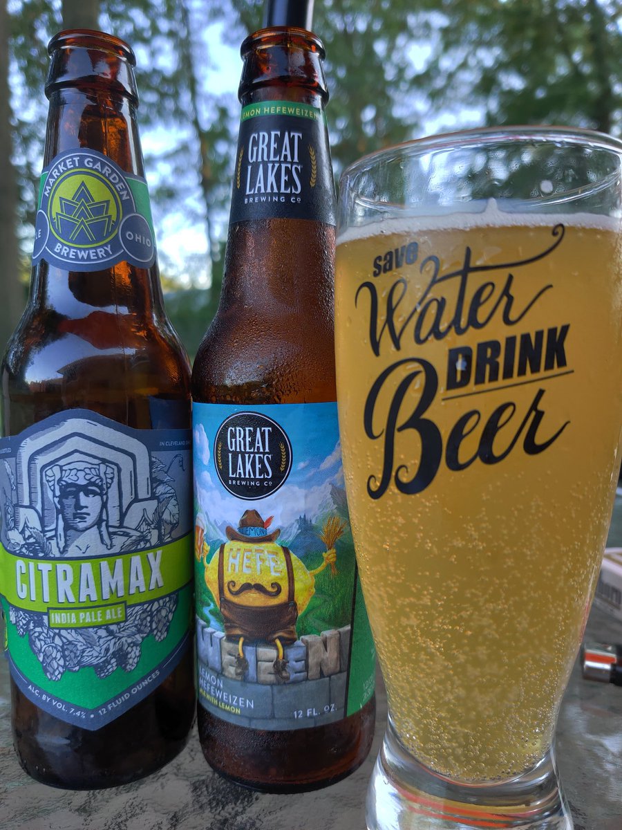 SolipsistWave's tweet photo. Perfect weather paired with perfect beer!  @MarketGardenOH @GLBC_Cleveland https://t.co/uPDXJfe1EU