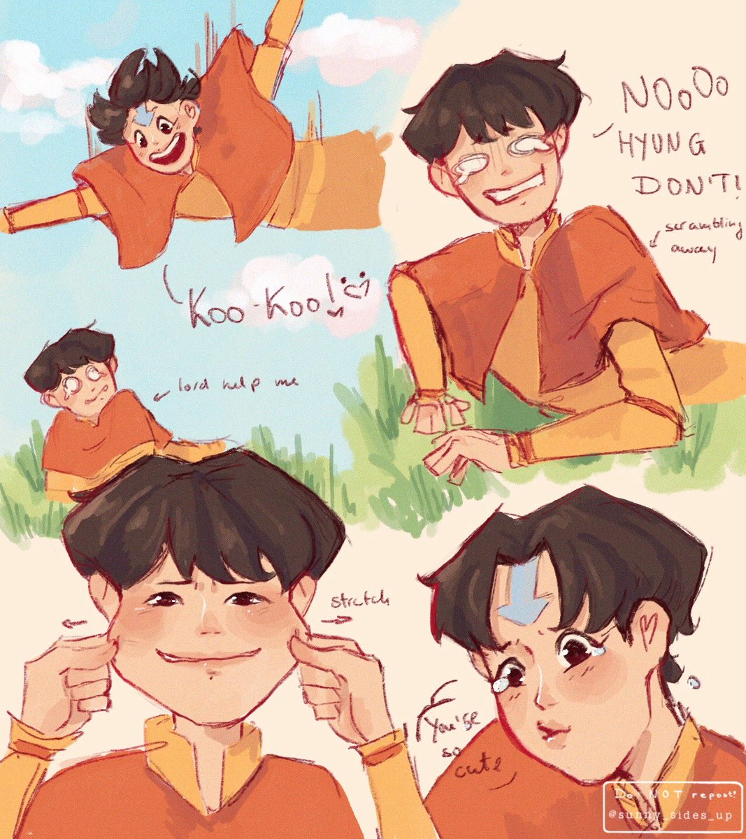 Haha siblings,, right? 😌
The first small comic for the atla au :D
(1/2)
#bts #btsfanart