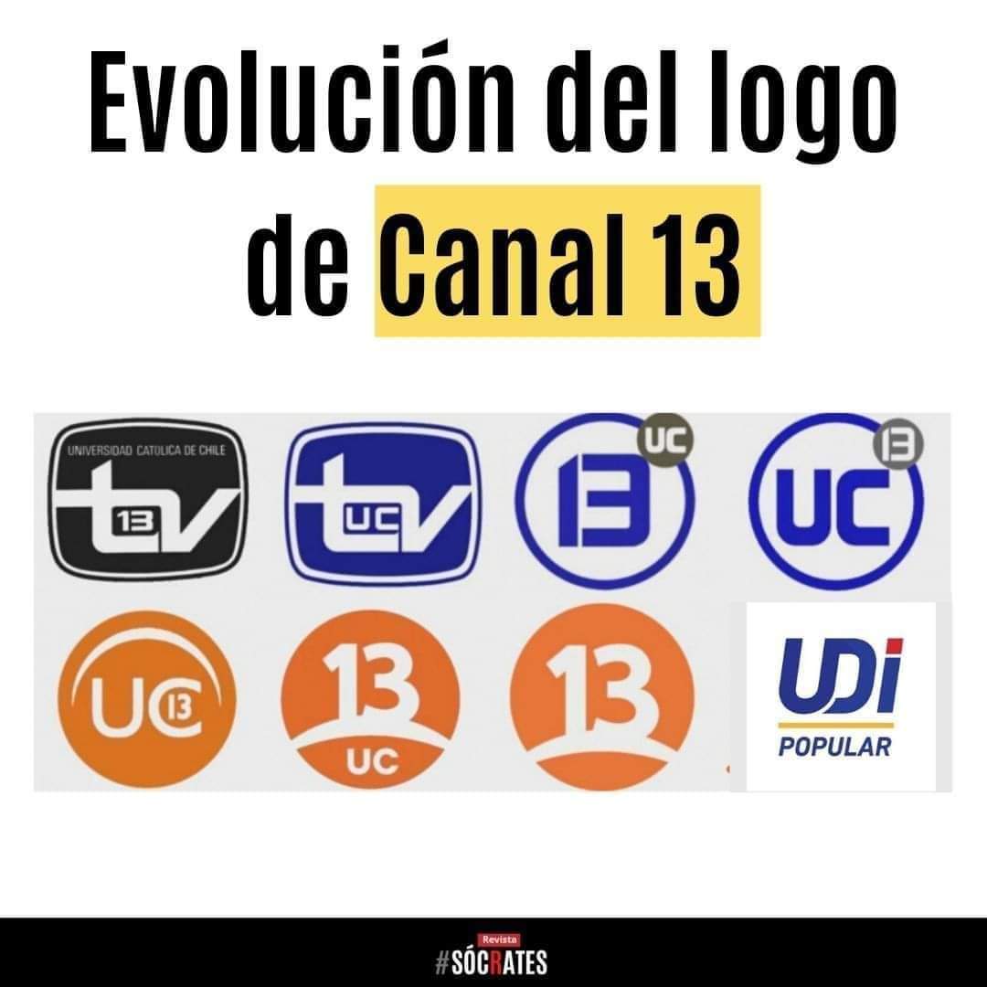 CelulaLuis's tweet photo. Canal 13: Vocería oficial de @udipopular y @CPCchile.
#ParDeGuatones https://t.co/vVal2E7C2s